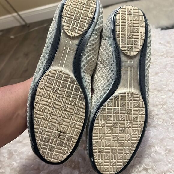 Tory Burch Sport White Flats with Elastic Straps 10 - Picture 2 of 5